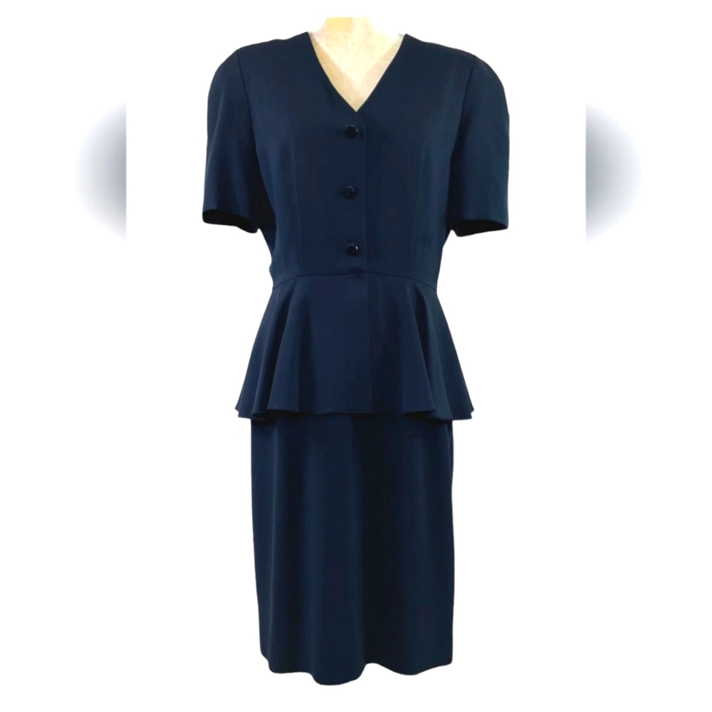 Vintage peplum dress